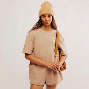 NWT Free People Movement Hot Shot Tee Romper M Women’s